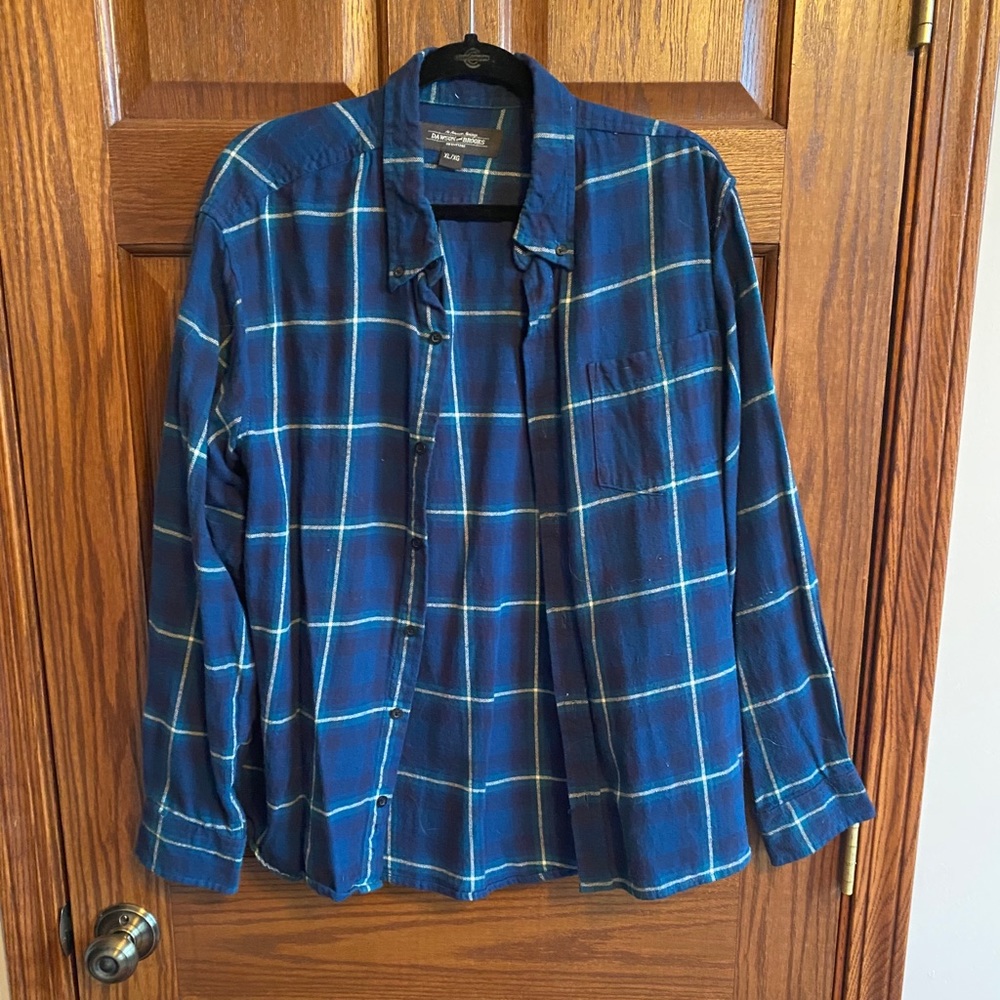 Dawson & Brooks Blue Flannel Shirt